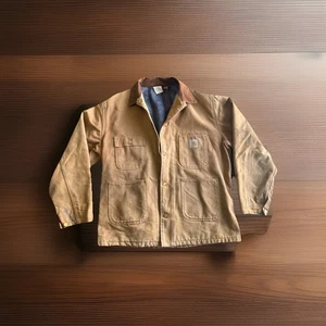 Chaqueta Abrigo Carhartt Barn 100 AÑOS 6BLC Manta Forrada Marrón De Colección 1989 EE. UU. TALLA 44 - Imagen 1 de 21