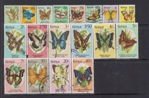 Kenya - Butterflies Issue (Set Used) 1988 (CV $48) - Picture 1 of 1