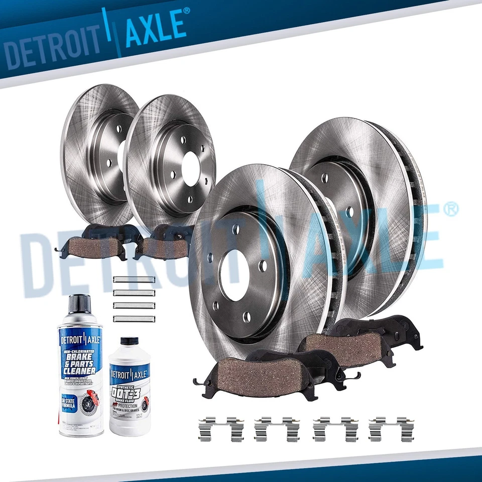 Front & Rear Disc Rotors + Brake Pads for 2006 2007 - 2010 Mercury Mountaineer - Изображение 1 из 4