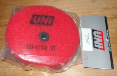 HONDA CR80, CR85 UNI FOAM DUAL STAGE AIR FILTER NU-4104ST - Image 1 of 2