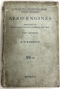 1940 Dated Aero-Engines D License Engineering Series Book - Picture 1 of 5