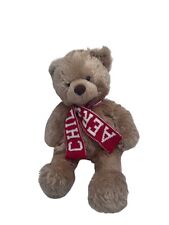 Aeropostale Teddy Bear Plush Chill Out Aero Scarf 17" Stuffed Animal NOS Gift