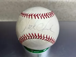 Jack Clark Signed Baseball No COA - Picture 1 of 2