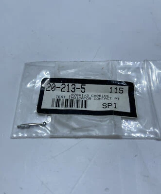SPI 20-213-5 .078 x 1/2" Carbide Test Indicator Ball Contact Point - Image 1 of 4