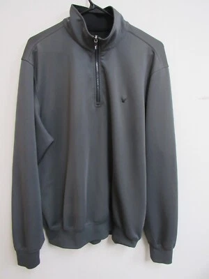 Fairway & Greene Tech Gray Long Sleeve 1/4 Zip Pullover Large Read - Image 1 of 4