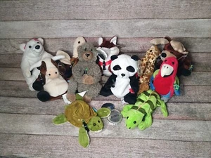 Lot Of 11 Coca Cola Beanie Baby collection - Picture 1 of 3