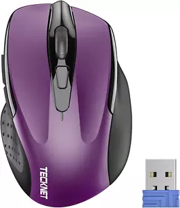 TECKNET Wireless Mouse, 2.4G Ergonomic Optical Mouse, Computer Mouse for Laptop, - Picture 1 of 12