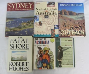 Australia History Geography Sydney Outback Wildlife Animals Memoir 6 Book Lot - Picture 1 of 12