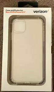 NEW Verizon Case and Protector for iPhone 11 Pro Max - 2019 iPhone 6.5" - Clear - Picture 1 of 4