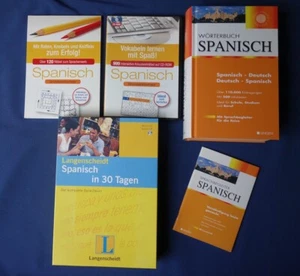 Spanisch Sprachkurs Langenscheidt m. Audio CD und weitere Wörterbuch Rätselhefte - Bild 1 von 13