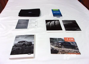 2019 FORD F-150 OWNER MANUAL 6 PIECE SET & BLACK FORD DENIM CASE. VERY CLEAN OEM - Bild 1 von 8