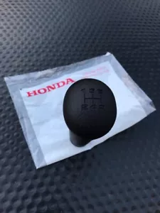 GENUINE OEM HONDA 88-00 CIVIC CRX DEL SOL 5 SPEED BLACK RUBBER SHIFT KNOB - Picture 1 of 3