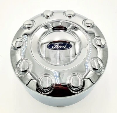 OEM 2017-2024 Ford F250 Super Duty Rear Chrome 10 Lug Center Cap - HC3C-1A096-PB - Image 1 of 4