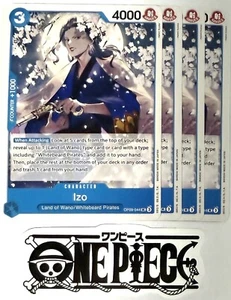 4x One Piece OP09-044 UC Izo - English - Playset - TCG - Mint - Picture 1 of 1