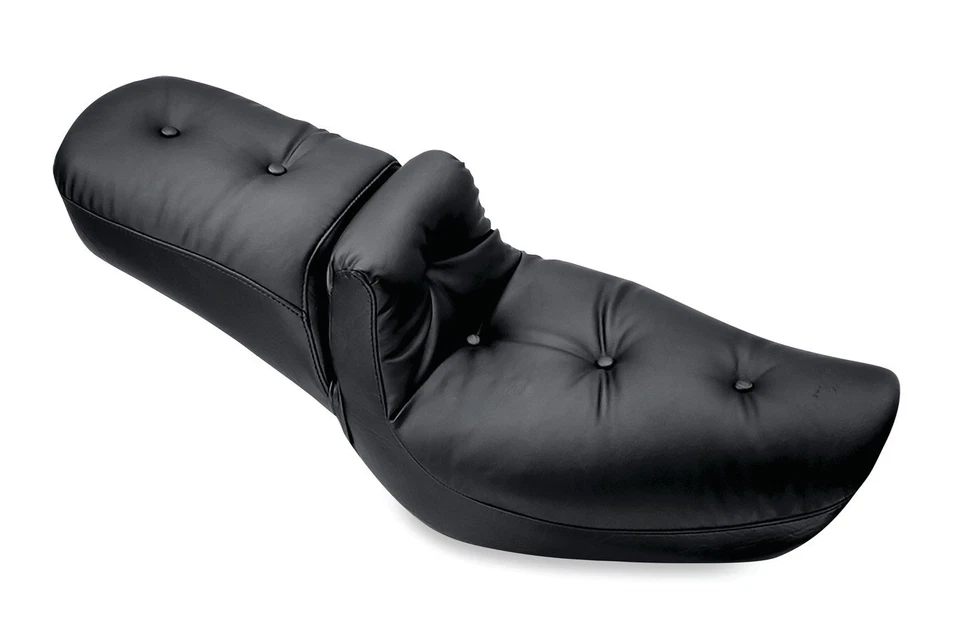 Mustang 75545 Black Duke Seat Regal for 2006-2017 Harley-Davidson Dyna Foto 1 de 2