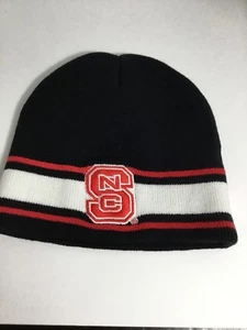 NCAA NC State Wolfpack Beanie, Erwachsene, Einheitsgröße, schwarz-weiß-rote Streifen  - Bild 1 von 7
