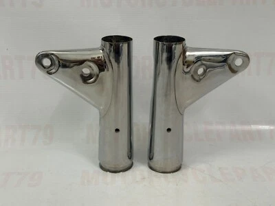 1972 To 1974 Honda CL350 Front Fork Ears Cover, CL350 K5 Headlight Stay Holder. - Image 1 of 4