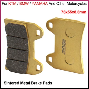 75x55x8.5mm Sintered Metal Brake Pads For KTM / BMW / YAMAHA & Other Motorcycles - Picture 1 of 11
