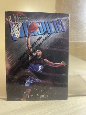 1997-98 Finest Cleveland Cavaliers Basketball Card #122 Terrell Brandon S - Image 1 of 2