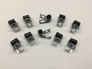 3/16" Brake Line Clip Vinyl Coated Package of 10 Steel 171503 Free Shipping - Foto 1 di 1