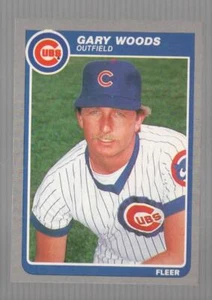 1985 Fleer Gary Woods Chicago Cubs #71 Near Mint or Better - Picture 1 of 2