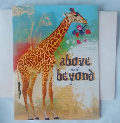 "Above And Beyond (1) Leanin Tree Thank You Greeting Card, New With (1) Envelope - Image 1 of 4