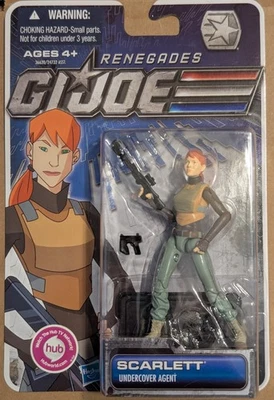 GI Joe Renegades Скарлетт как новая на картонке ARAH 2011 Агент под прикрытием - Изображение 1 из 2