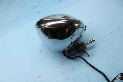 1464 09 HARLEY-DAVIDSON SOFTAIL FLST CHROME HEADLIGHT HEAD LIGHT SHELL MOUNT - Image 1 of 4