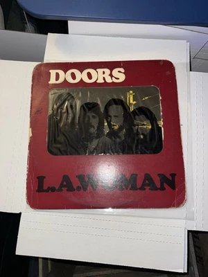 The Doors – L.A. Woman LP Elektra 1971 Uncensored Crucifix - Image 1 of 4