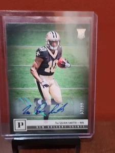 2018 Panini Rookies Auto /99 Tre'Quan Smith #394 Rookie Auto RC - Picture 1 of 3