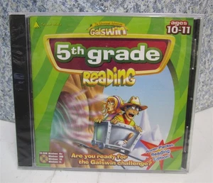 Software PC Galswin 5th Grade Reading Ages 10-11 NEW SEALED Jewel - Picture 1 of 2