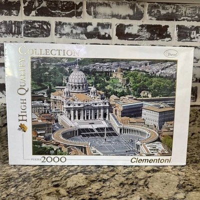 CLEMENTONI Jigsaw Puzzle  -St.Peters Rome -2000 Piece New Sealed Package - Image 1 of 4