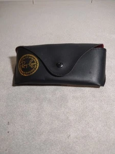 Ray-Ban Replacement Black Red Inside Sunglasses Glasses Snap CASE ONLY, A09 - Picture 1 of 9