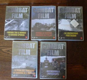 Lotto di 5 DVD COMBAT FILM,RAI TRADE/L'UNITÀ[WW2,seconda guerra mondiale,storia - Picture 1 of 5