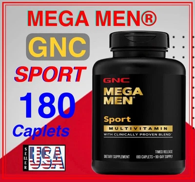 180ct, GNC MEGA MEN® SPORT: A CLINICALLY STUDIED MULTIVITAMIN, MEGA MAN SPORT - Image 1 of 4