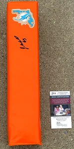 JASON MARSHALL JR. Miami Dolphins SIGNED End Zone Pylon JSA COA - Picture 1 of 2