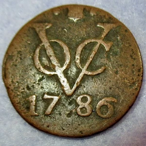 Certificate of Authenticity 1786 New York Penny VOC Dutch Colonial Cent Utrecht - Picture 1 of 4