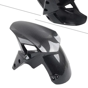 Front Wheel Mud Guard Tire Hugger Carbon Fibe For Kawasaki Z900 Z 900 2017-2024 - Picture 1 of 12