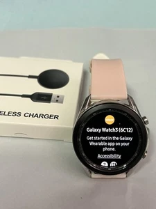 Samsung Galaxy Watch3 SM-R840 45mm Stainless Steel Smartwatch Bluetooth GPS - Photo 1 sur 4