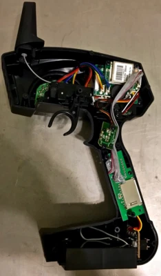 Spektrum DX3C, DX4C, DX2s, DX3s Roller Sensor switch with Button Part #DX3C-PCB2 - Image 1 of 4