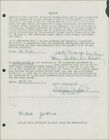 JACKIE "BUTCH" JENKINS - DOCUMENT DOUBLE SIGNÉ 28/05/1947 AVEC COSIGNATAIRES