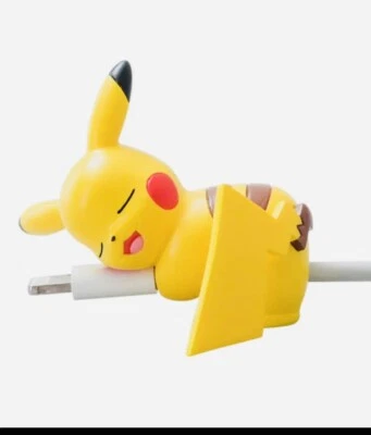 Protector de cable cargador USB para teléfono/portátil Pokemon Pikachu cubierta anti-rotura Foto 1 de 4