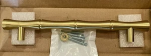 Colonial Bronze Co. Mid Century Modern Bambus 12-1/2" Gerätezug #262 - Bild 1 von 2