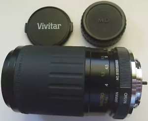 VIVITAR MC MACRO FOCUSING ZOOM 75-210mm 1:4.5-5.6. Minolta MD mount. Japan lens. - Picture 1 of 9