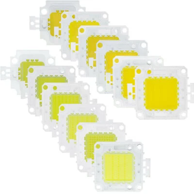 LED Chip COB 12V 36V 10W 20W 30W 50W 70W 100W Kaltweiß Warmweiß Licht High Power - Bild 1 von 4