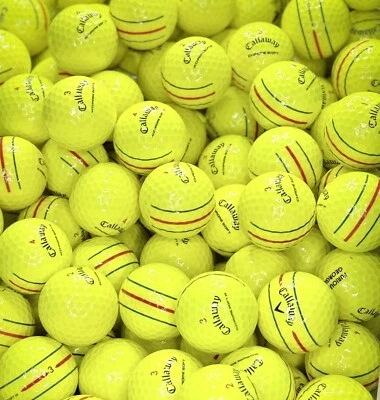 48 pelotas de golf amarillas Callaway cromadas suaves triple pista 5AAAAA+ envío gratuito Foto 1 de 4
