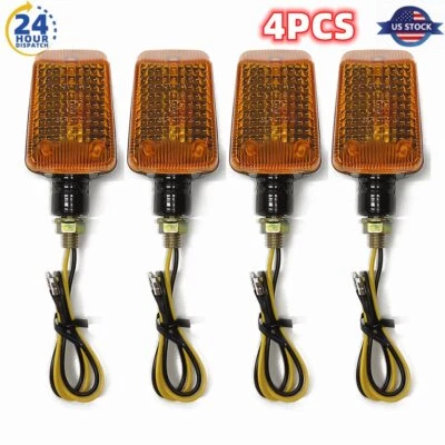 4X Motorcycle Turn Signals For Honda Nighthawk 250 650 750 Shadow VT750 VT1100 - Image 1 of 4