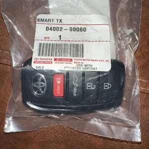 New OEM TOYOTA 22-24 OEM SMART KEY LESS ENTRY REMOTE 04002-99060 FOB BLANK US - Bild 1 von 3