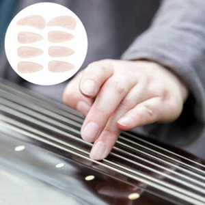 8 Pcs Guzheng Nails Child Finger Guard Protectors for Guitar Players - Picture 1 of 12