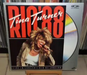 TINA TURNER RIO 88 LIVE IN RIO DEJANEIRO LASERDISC WHAT'S LOVE GOT TO DO WITH IT - Picture 1 of 12